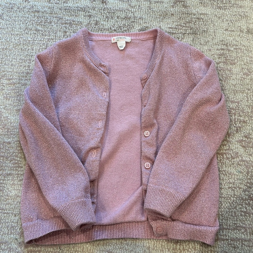 Crewcuts Pink Cardigan